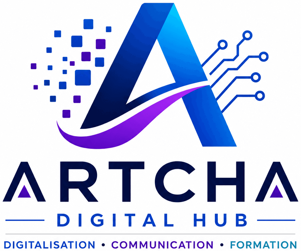 Logo ARTCHA DIGITAL HUB — Digitalisation, Communication, Formation
